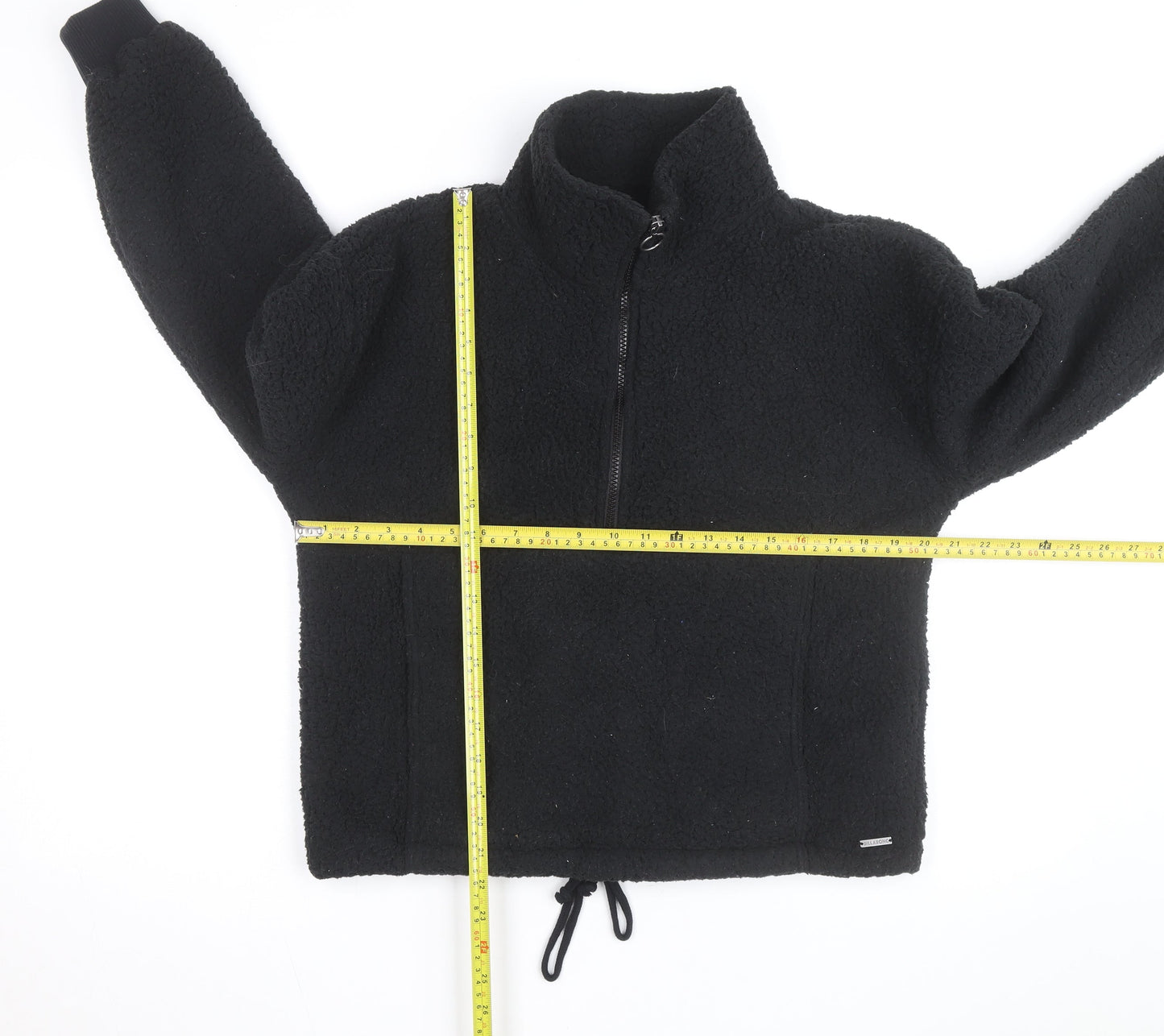 Billabong Men’s Black Fleece Half Zip Pullover Jumper M
