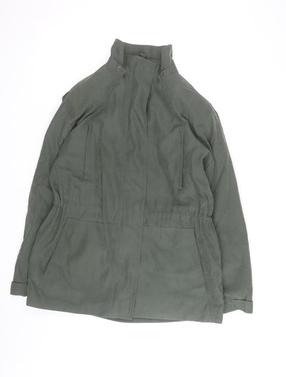 St. Johns Bay Men's Green Cotton Nylon Parka Jacket Size M
