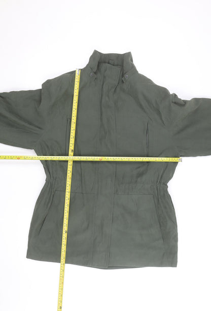 St. Johns Bay Men's Green Cotton Nylon Parka Jacket Size M