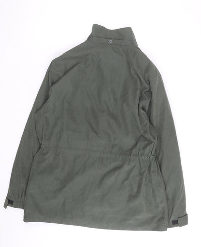St. Johns Bay Men's Green Cotton Nylon Parka Jacket Size M