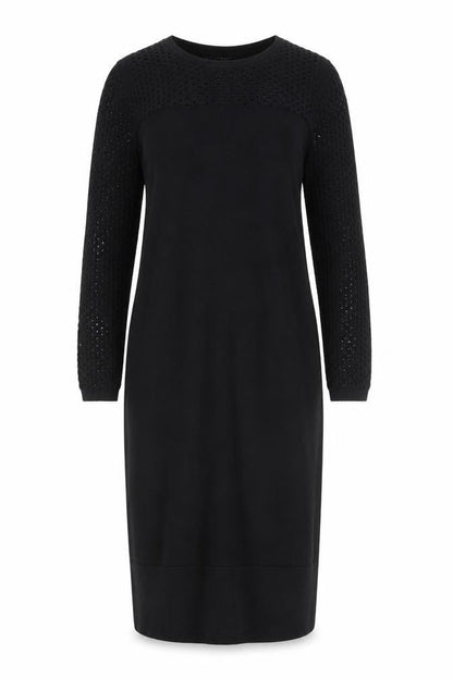 Karen Millen Women Black Knit Bodycon Dress Size S