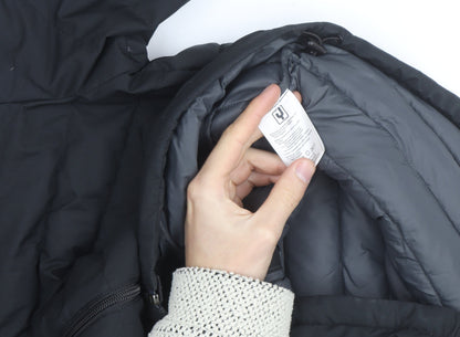 Ayacucho Men's Black Hooded Puffer Jacket M Outdoor Winter Coat
