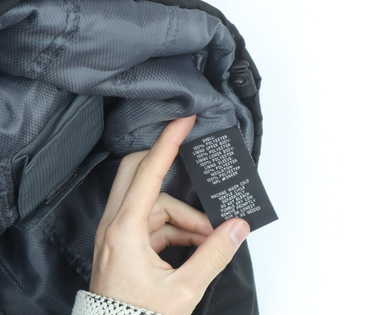 The Rockface Men's Black XL Waterproof Hooded Parka Jacket