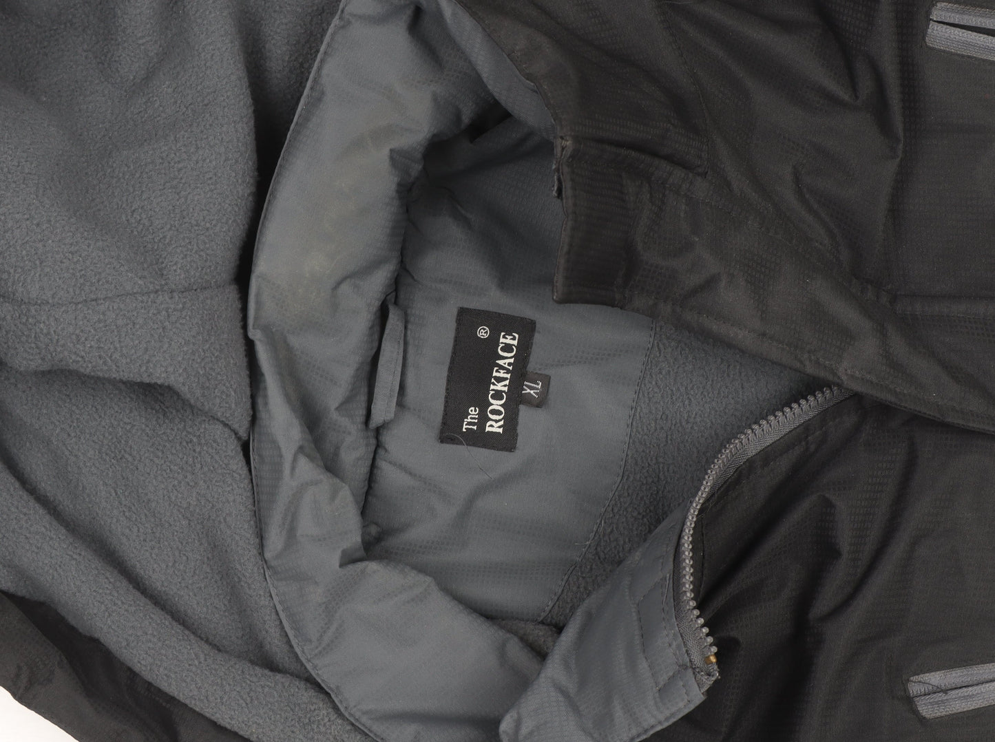 The Rockface Men's Black XL Waterproof Hooded Parka Jacket