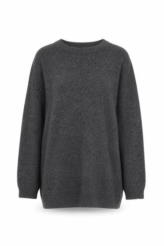 ASOS Women’s Grey Wool Blend Crew Neck Long Sleeve Jumper Size S