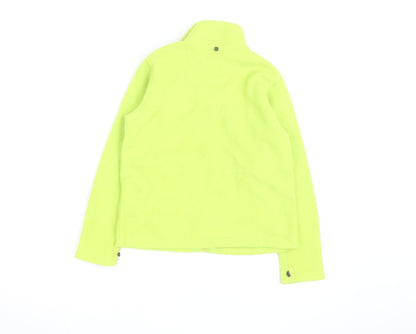Regatta Boys Green Fleece Full Zip Basic Jacket 7-8 Years Outdoor Wear