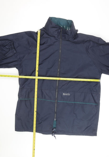 Regatta Men's Blue Waterproof Windbreaker Jacket Size L