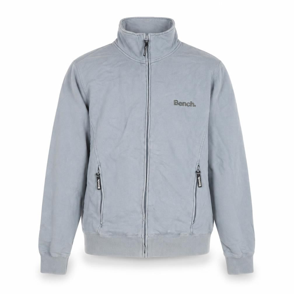 Bench Men's Blue Full Zip Fleece Sweatshirt Size L