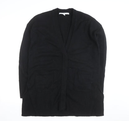 & Other Stories Women Black Wool Long Sleeve Cardigan Size M