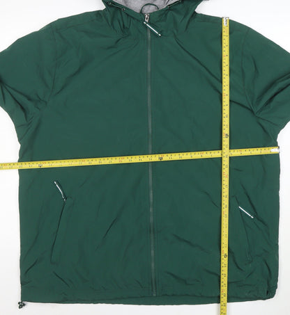 Charles River Apparel Men’s Green XL Hooded Windbreaker Jacket