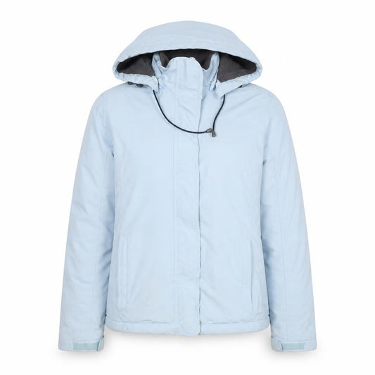 Lands' End Women's Blue Petite S Hooded Parka Jacket