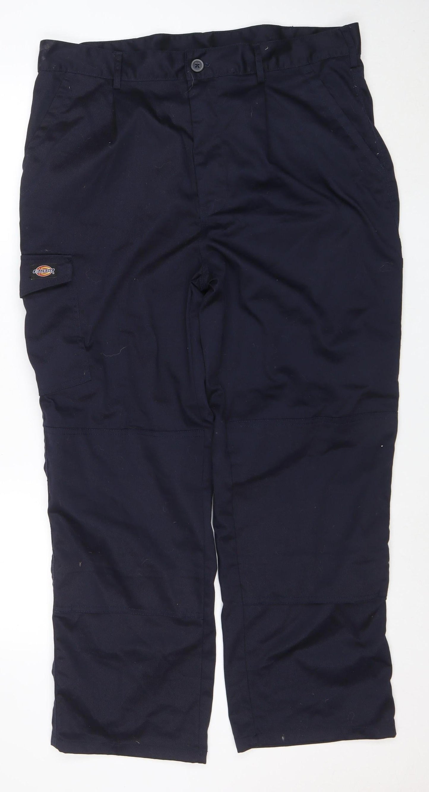 Dickies Men's Blue Redhawk Cargo Work Trousers 34W 31L Regular Fit