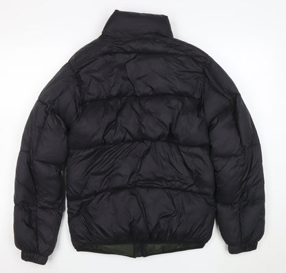 PULL&BEAR Womens Black Size 8 Puffer Jacket Winter Coat