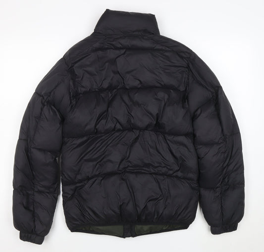 PULL&BEAR Womens Black Size 8 Puffer Jacket Winter Coat