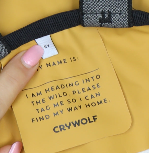 Crywolf Boys Yellow Waterproof Adjustable Strap Ski Salopettes 6 Years