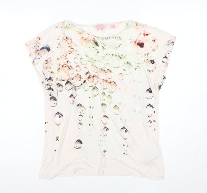 Ted Baker Women’s Multicoloured Lightweight Viscose T-Shirt Size S
