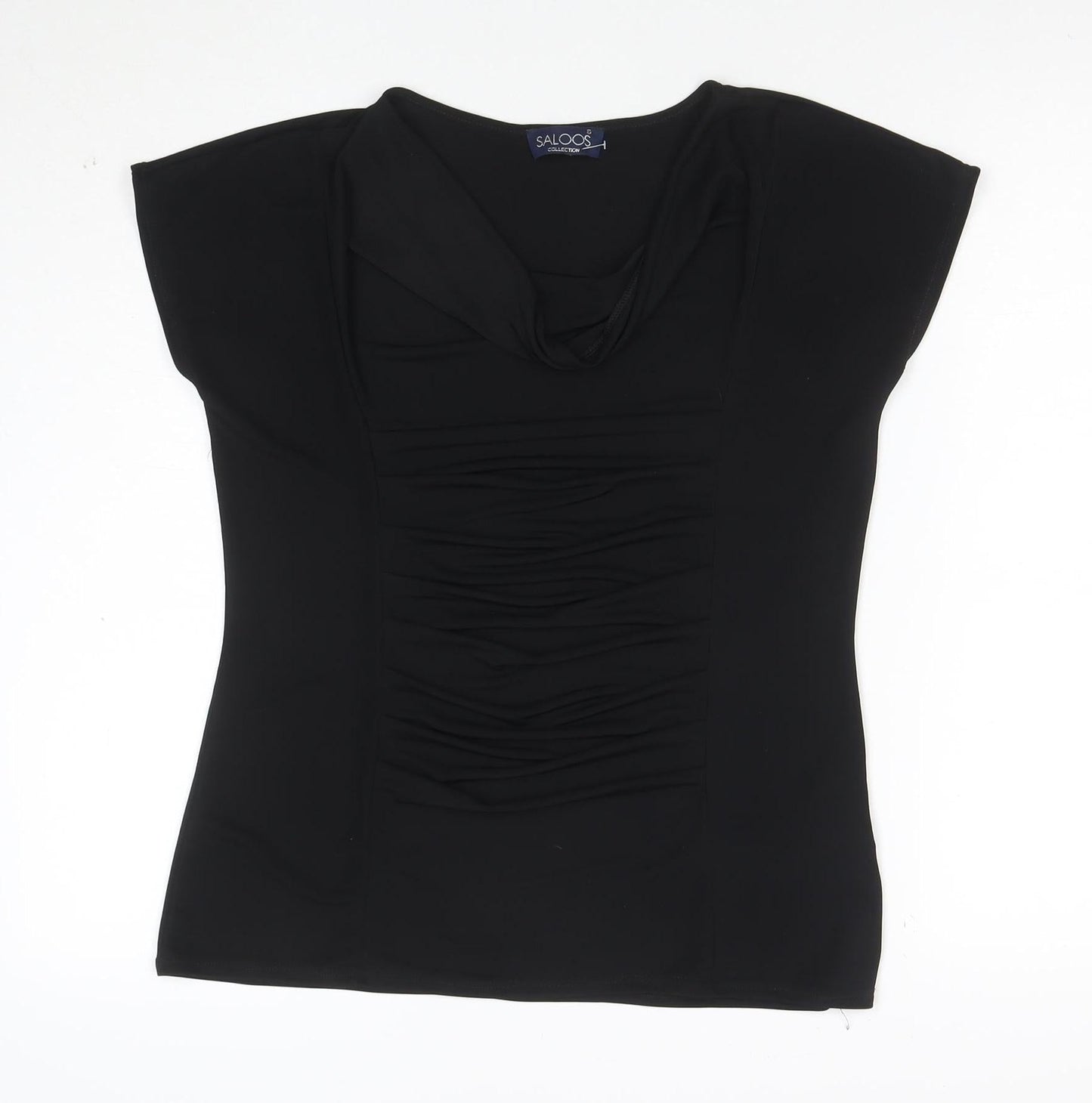 Saloos Women's Black Sleeveless Tunic Blouse Size S