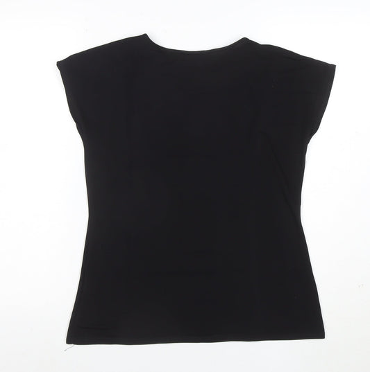 Saloos Women's Black Sleeveless Tunic Blouse Size S