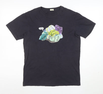 Paul Smith Women’s Black Graphic Cotton T-Shirt Size M