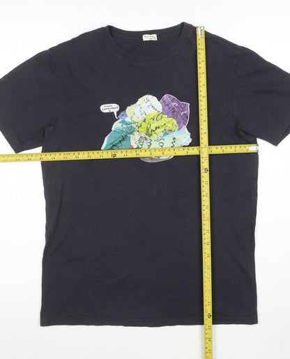 Paul Smith Women’s Black Graphic Cotton T-Shirt Size M