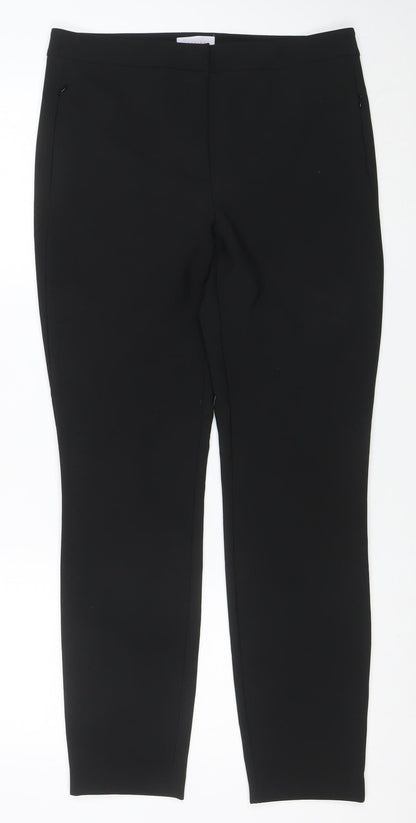 Saviior Women’s Black Slim Fit Stretch Trousers Size 12