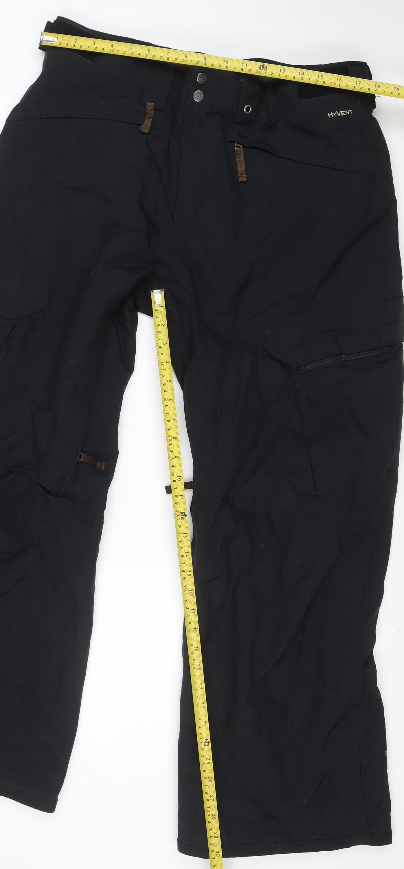 The North Face Mens Black S Waterproof Snow Pants Trousers