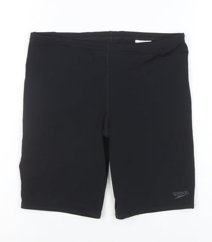 Speedo Boys Black Endurance+ Jammer Swim Shorts Size 11-12 Years