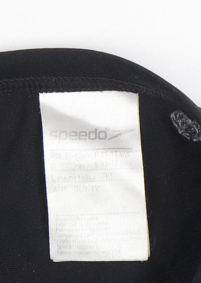Speedo Boys Black Endurance+ Jammer Swim Shorts Size 11-12 Years