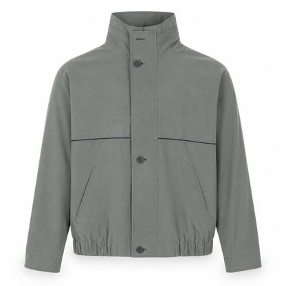 BHS Mens Grey Polyester Basic Jacket Size S Casual Lined