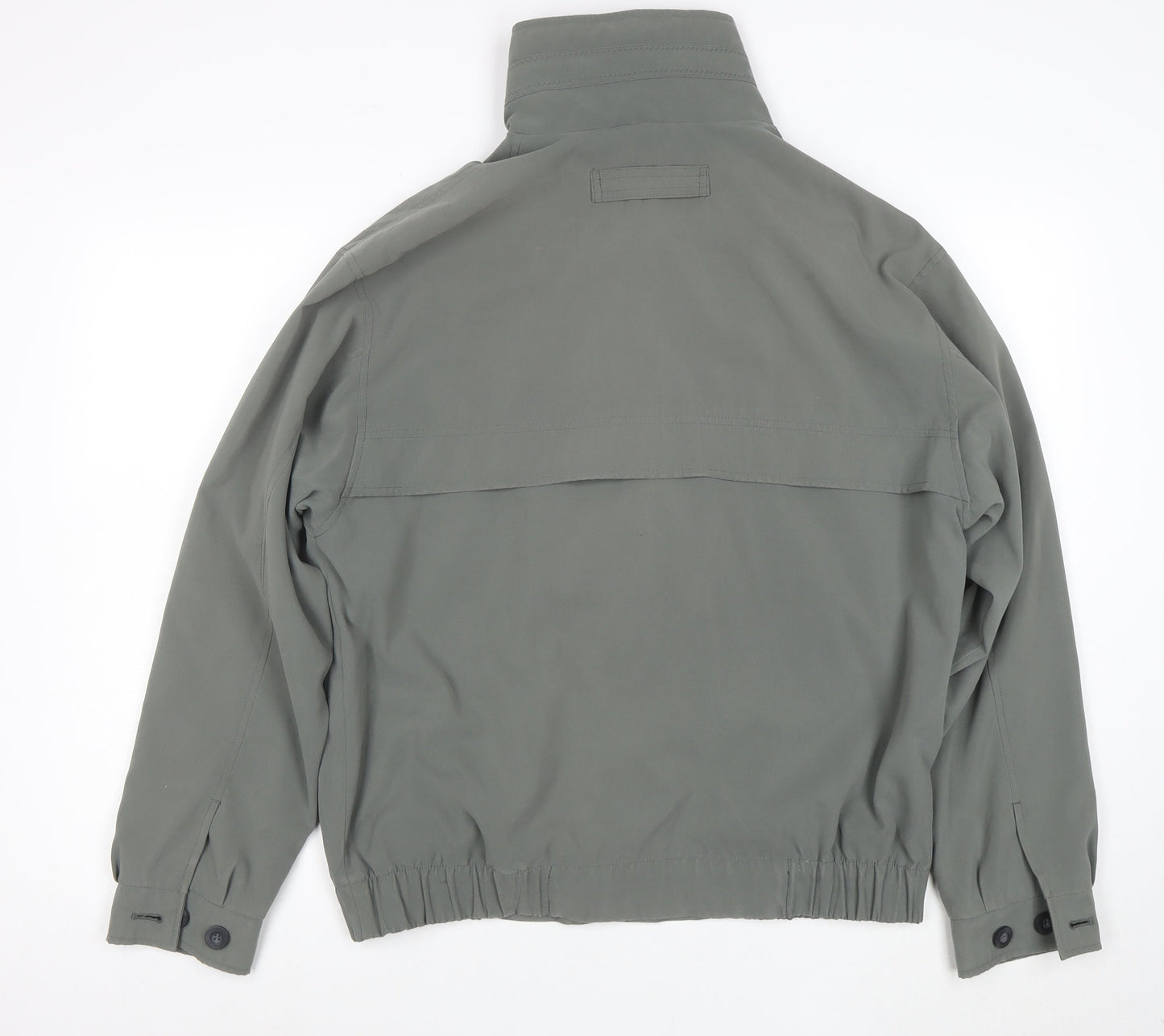 BHS Mens Grey Polyester Basic Jacket Size S Casual Lined