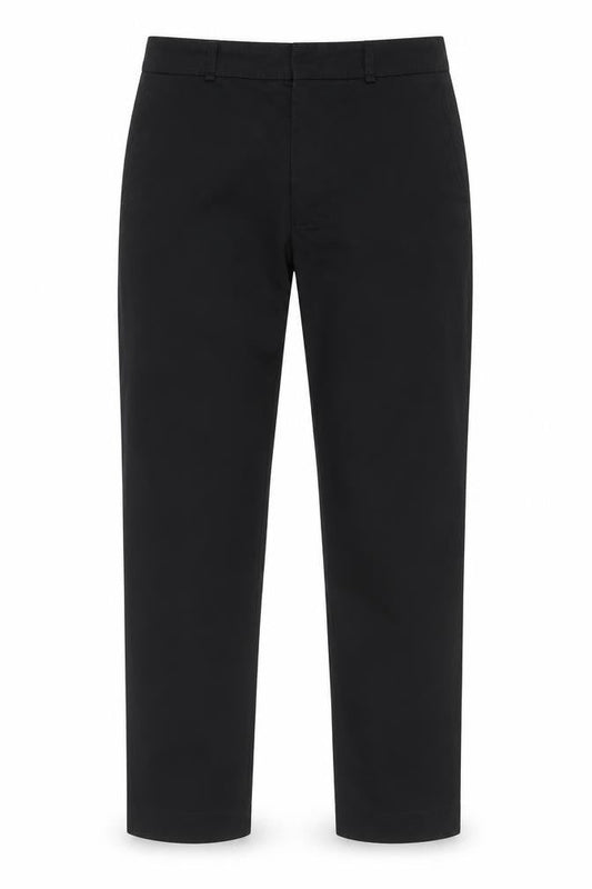 ZARA Men's Black Regular Fit Chino Trousers Size M