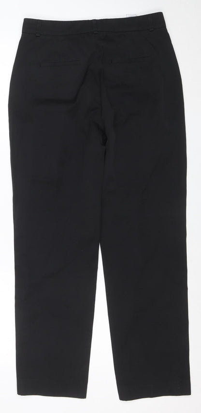 ZARA Men's Black Regular Fit Chino Trousers Size M