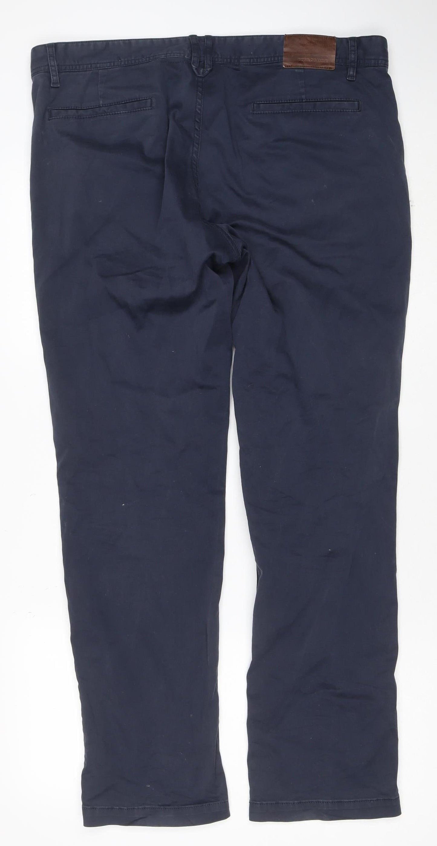 Hugo Boss Men's Blue Chino Trousers Slim Fit 32W 32L