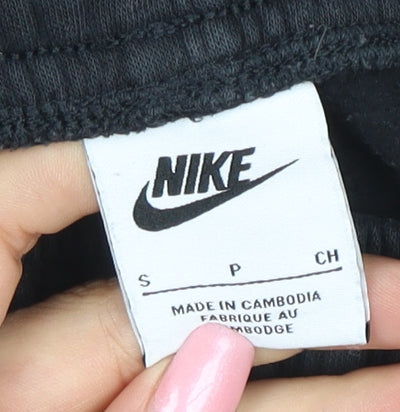 Nike Men's Black Fleece Jogger Trousers Size S Regular Fit