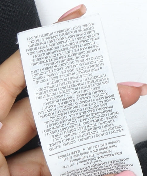 Nike Men's Black Fleece Jogger Trousers Size S Regular Fit