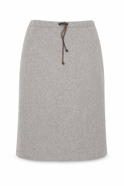 Choise by Danskin Womens Beige Wool Knee Length Skirt Size 12