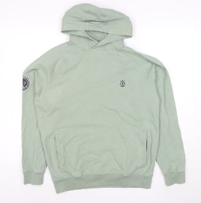 Jog On London Men's Green Pullover Hoodie Size S