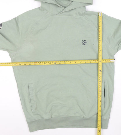 Jog On London Men's Green Pullover Hoodie Size S