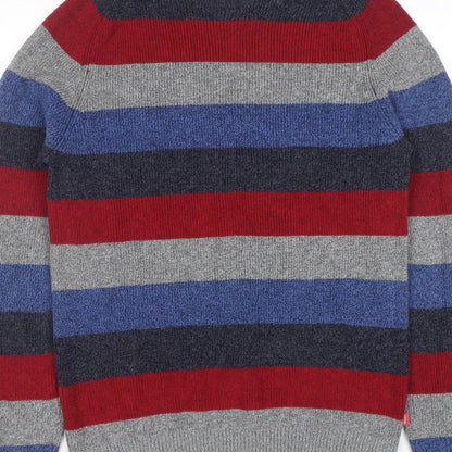 IZOD Men's Multicoloured XL Striped Crew Neck Pullover Jumper