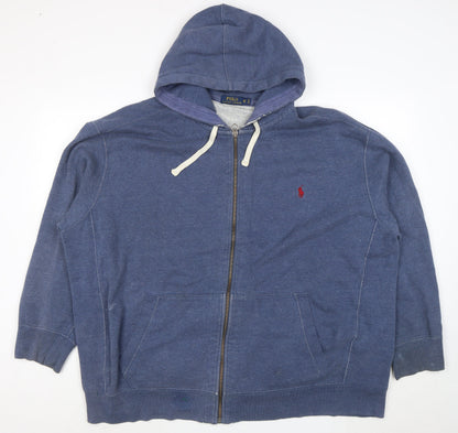Polo Ralph Lauren Men’s Blue 3XLT Full Zip Hoodie Sweatshirt