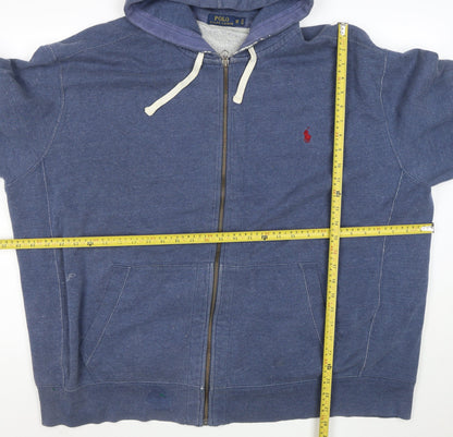 Polo Ralph Lauren Men’s Blue 3XLT Full Zip Hoodie Sweatshirt