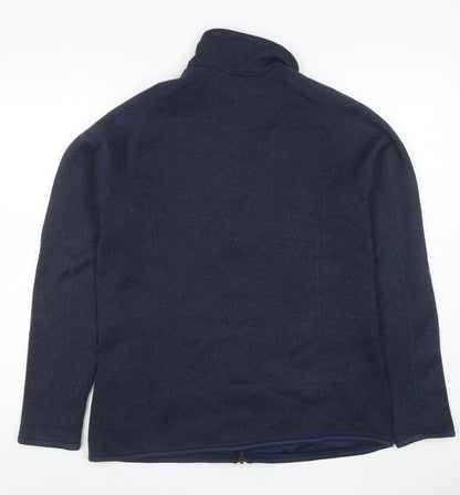 Patagonia Women's Blue Full Zip Fleece Jacket Size L