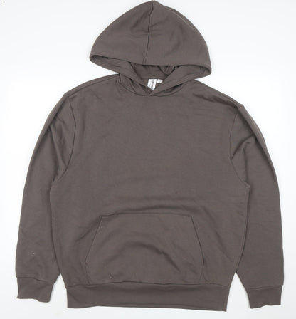 Collusion Men's Brown Pullover Hoodie Size M Regular Fit