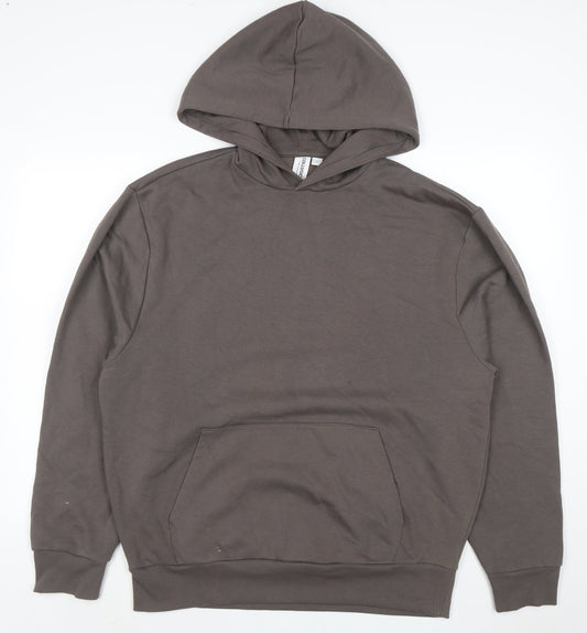 Collusion Men's Brown Pullover Hoodie Size M Regular Fit