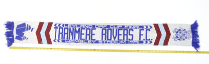 Tranmere Rovers FC Blue White Knit Football Scarf Wembley 1991 Mens