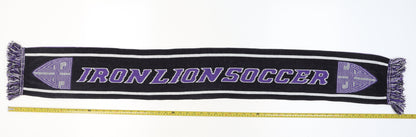BandsScarf.com Men's Purple Black Knit Football Scarf One Size