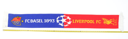 UEFA Champions League Liverpool FC vs FC Basel Red Blue Men's Scarf