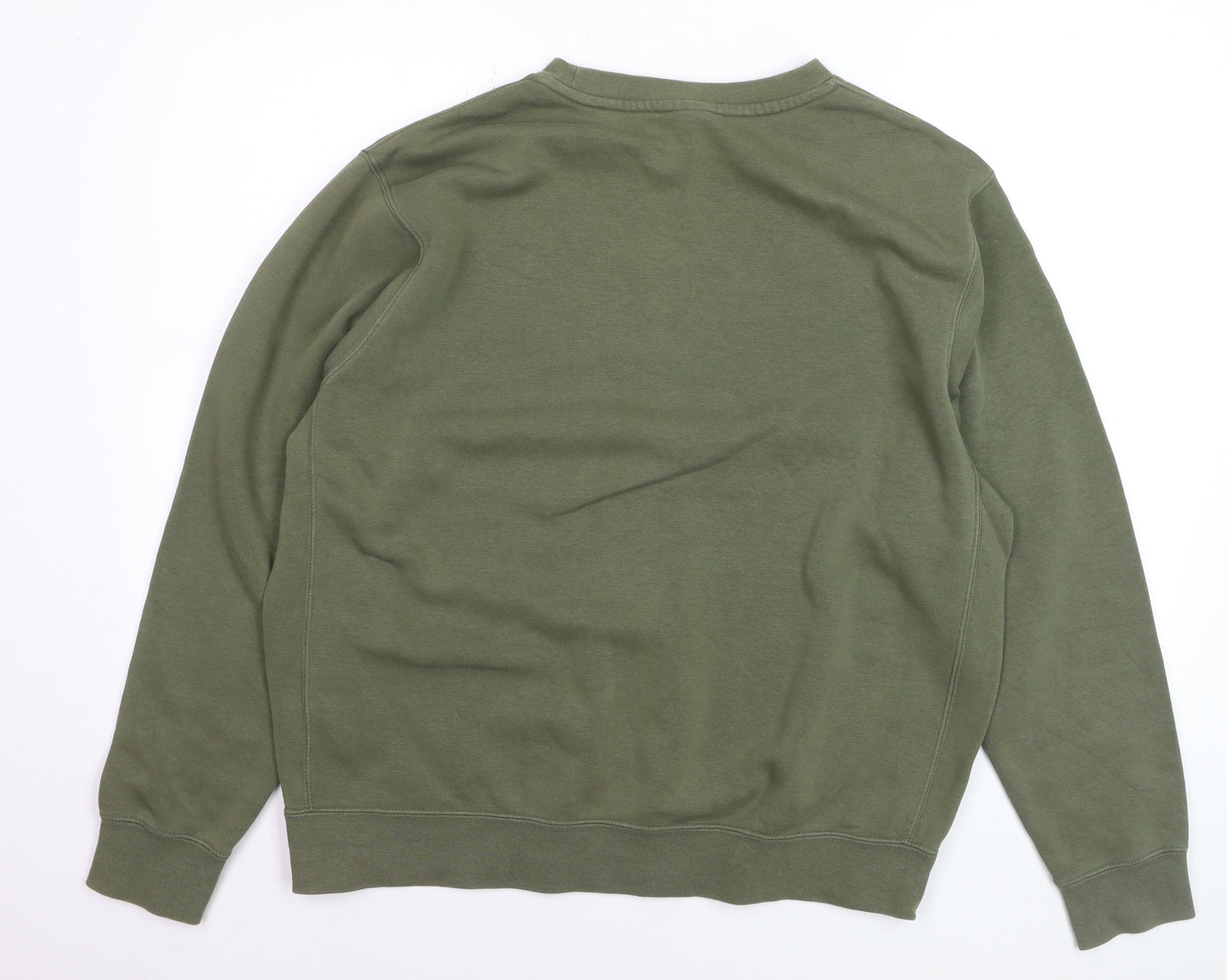 Nike Men's Green Pullover Crew Neck Sweatshirt Size L