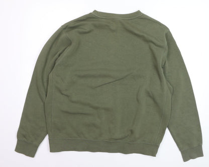 Nike Men's Green Pullover Crew Neck Sweatshirt Size L