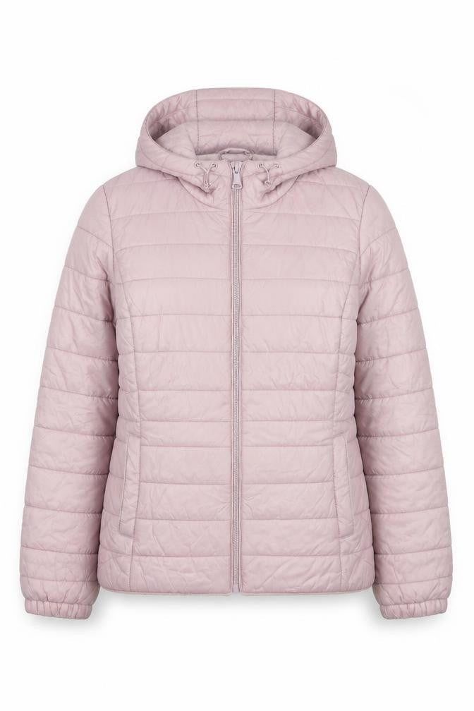 New Look Women's Pink Hooded Puffer Jacket Size 16